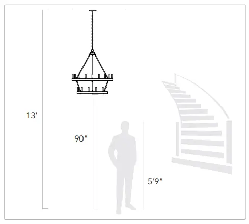 GOLDEN LIGHTING 6958-1W Champagne Bronze Sconce Wall Light - fig 2