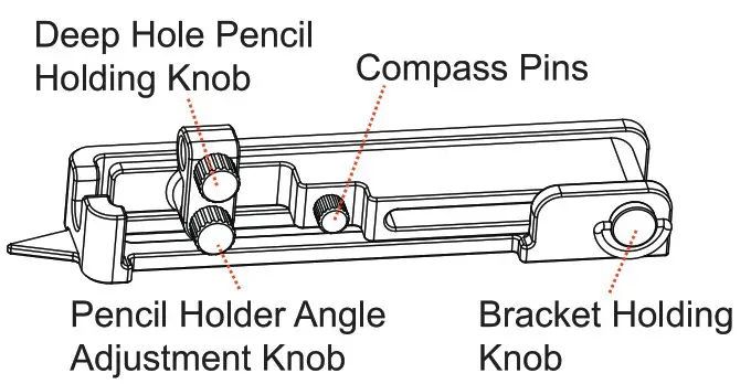SAKER GJ22243 E001 Multi Function Scribing Tool - Product Overview 1
