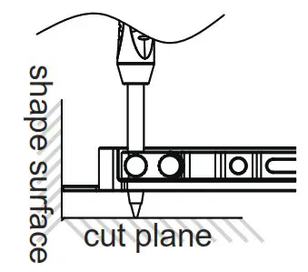 SAKER GJ22243 E001 Multi Function Scribing Tool - SHAPE TOOL 1