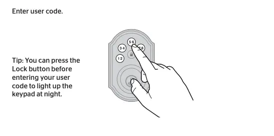 Smartcoode 5 Touchpad Electronic Deadbolt Ged1490 Instruction Manual