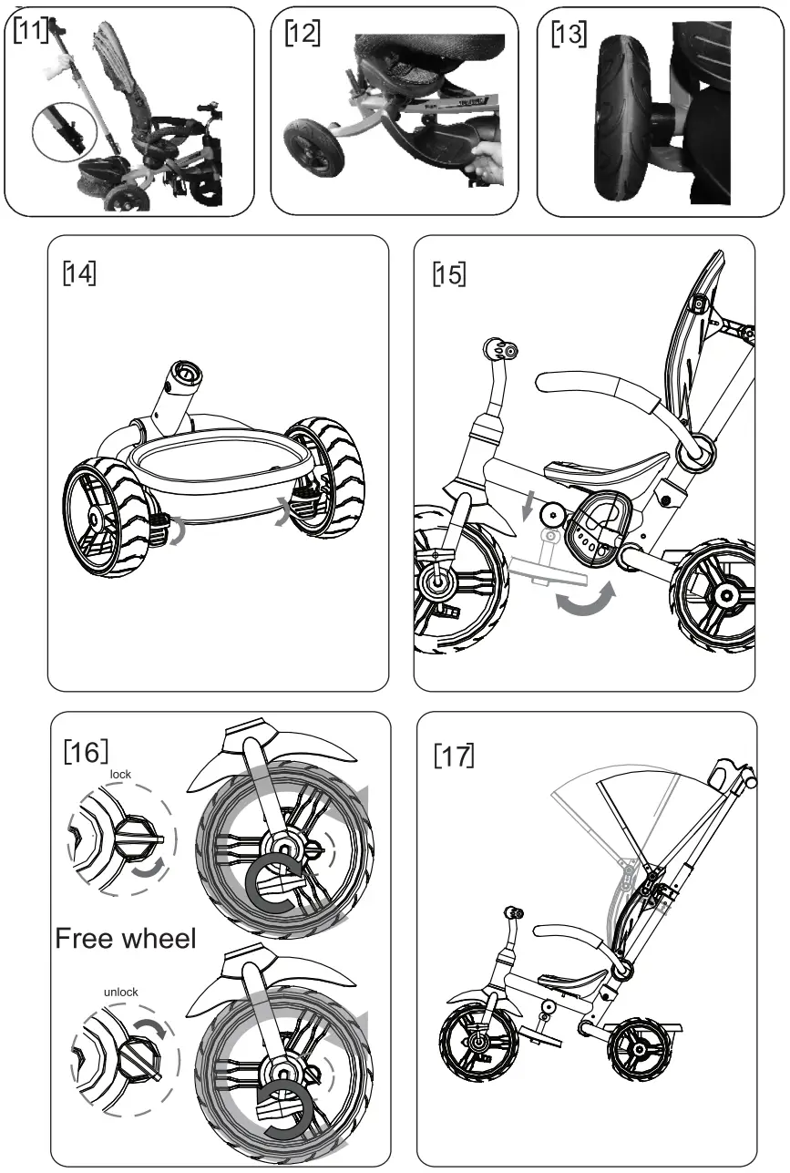 Lorelli 1005056 0001 Zippy Children Tricycle - fig2