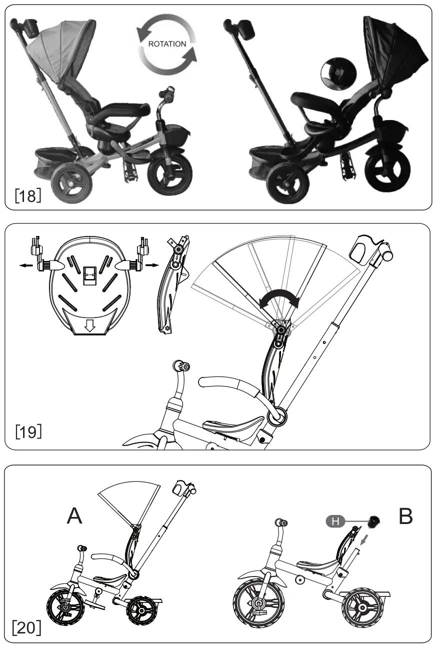 Lorelli 1005056 0001 Zippy Children Tricycle - fig3