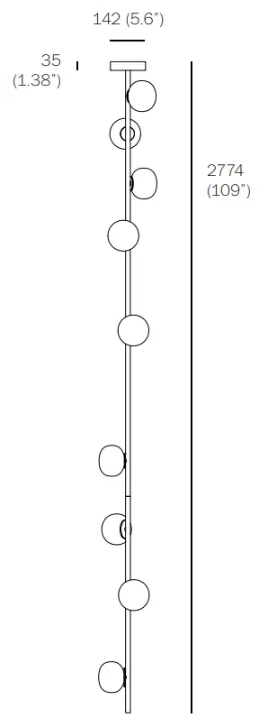 BOCCI 84.9-Linear-Nine-Pendant-Light-FIG1