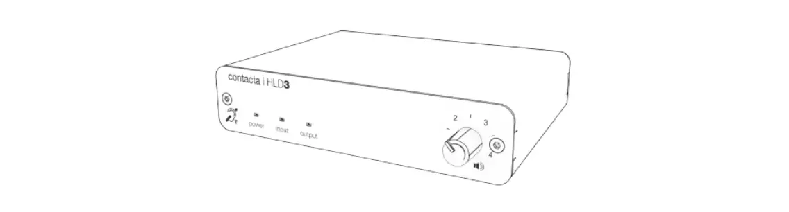 Contacta Hld3 Home Loop Hearing Loop Driver Installation Guide