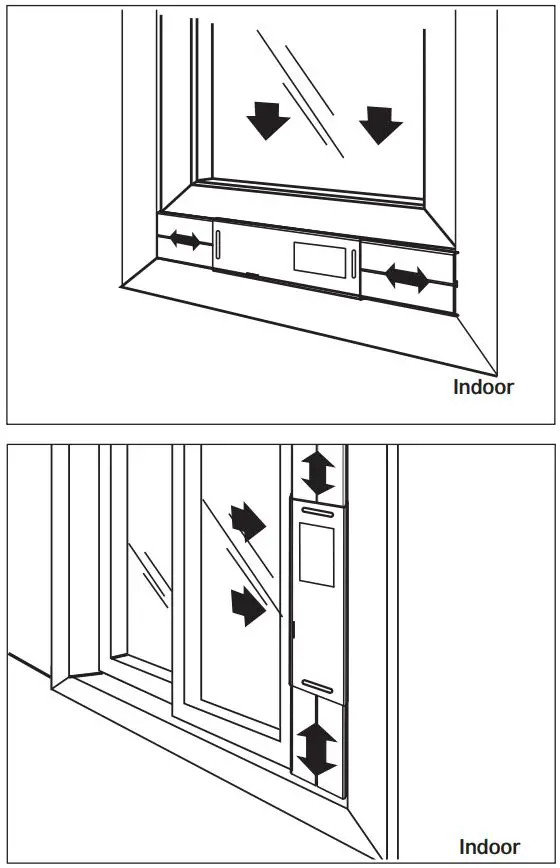 Haier QPCA10 Portable Air Conditioner Owner's Manual - INSTALL WINDOW PANELS