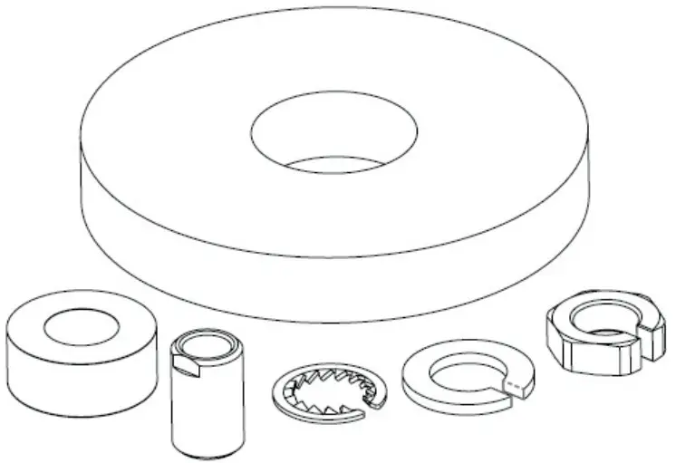 PANORAMA ANTENNAS LGMM EXT R Uneven Surface Foam Pad - Fig 1