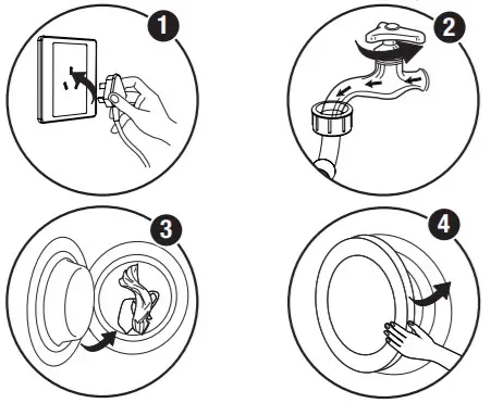 STIRLING Washing Machine STR-FL80 - preparation