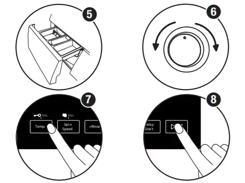 STIRLING Washing Machine STR-FL80 washing