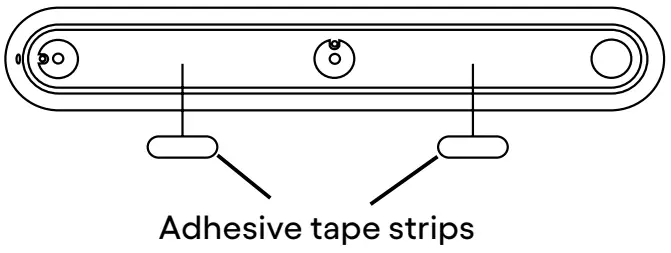 cleverio LB100 Light Bar - Mounting Wall lamp