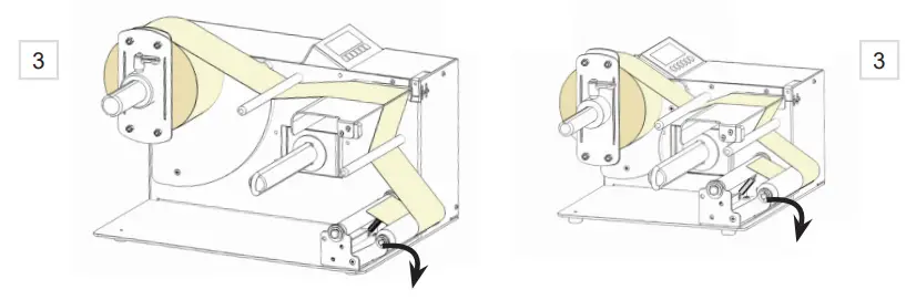 DPR DN01 DN02 DP03 DP02 Label Dispenser - Figure16