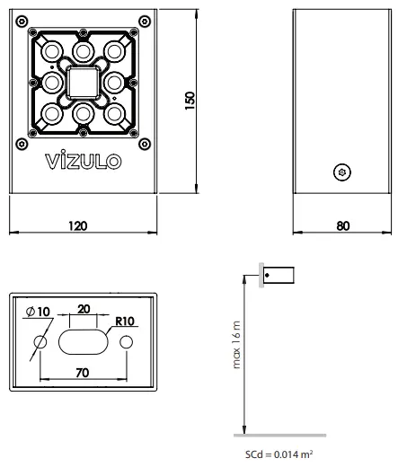 VIZULO Robin LED Exterior Luminaire-fig3