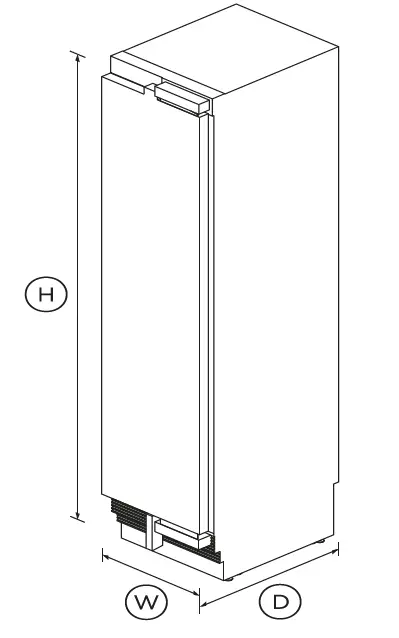 FISHER -PAYKEL-RS1884FRJ1-Integrated-Column-Freezer,-18-Ice-FIG-1