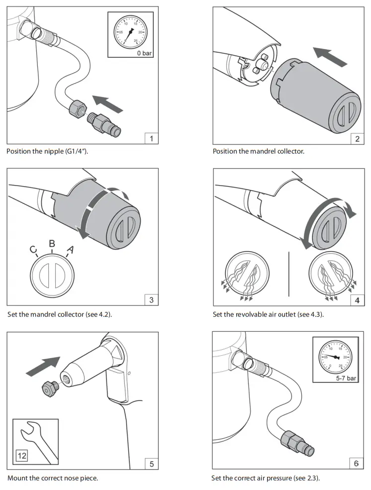 STANLEY EZM 1000 Hydraulic Pneumatic Blind Riveting Tools - Fig 13