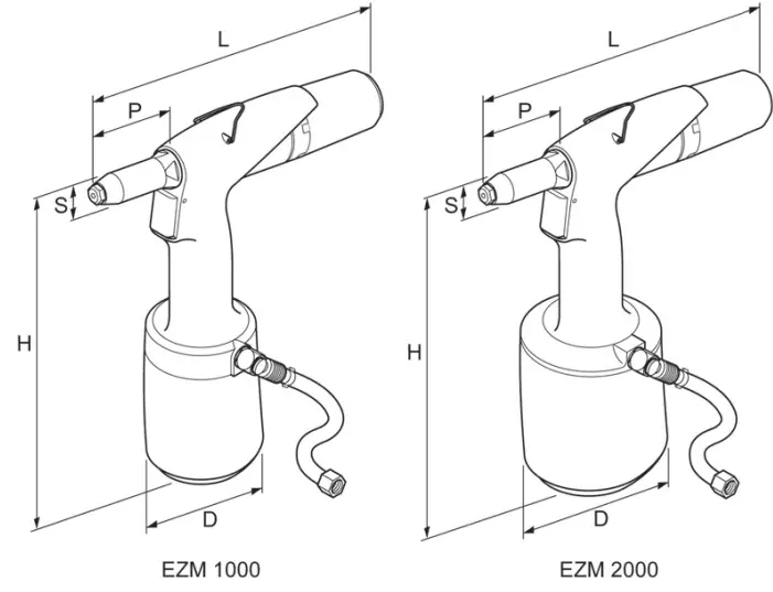 STANLEY EZM 1000 Hydraulic Pneumatic Blind Riveting Tools - Fig 17