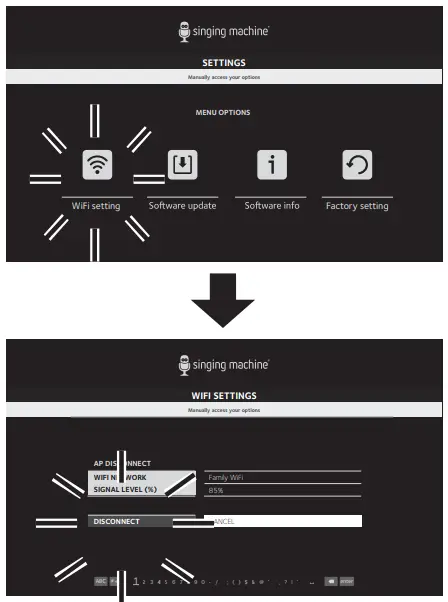 Connection instruction