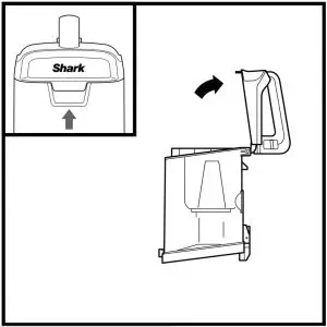 EMPTYING THE DUST CUP