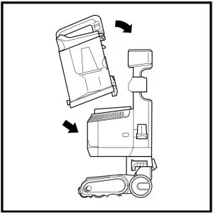 EMPTYING THE DUST CUP