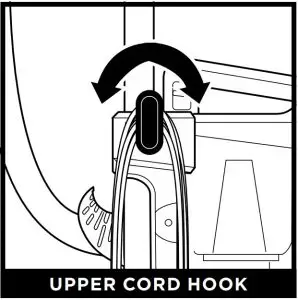 UPPER CORD HOOK