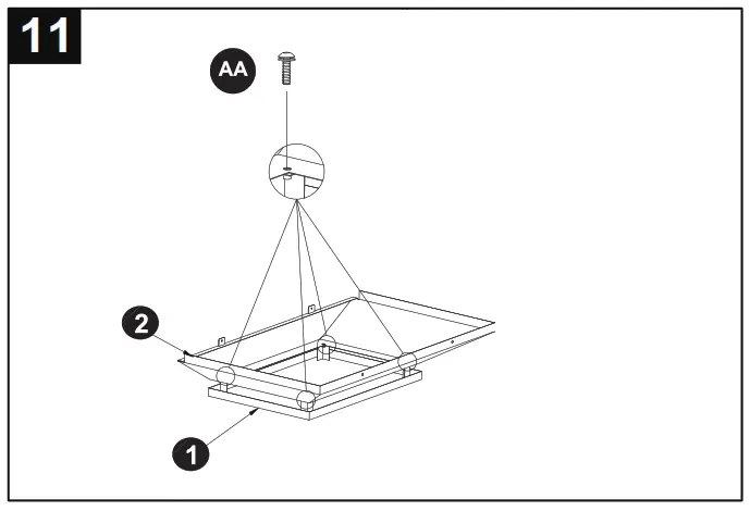allen roth FHTS80246 1 Black Steel Liquid Propane Outdoor Fireplace - FEACHER4