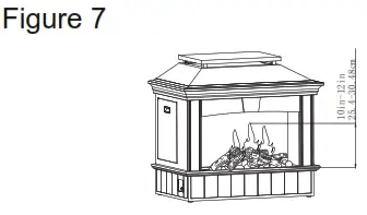 allen roth FHTS80246 1 Black Steel Liquid Propane Outdoor Fireplace - Figure 7