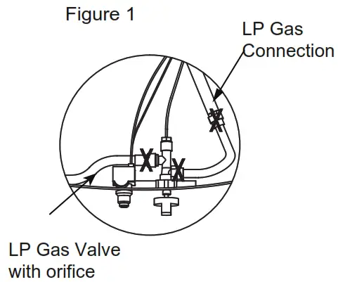 allen roth FHTS80246 1 Black Steel Liquid Propane Outdoor Fireplace - Step2
