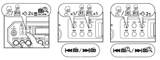 aiwa KBTUS-608 Portable Trolley Party Speaker fig (12)