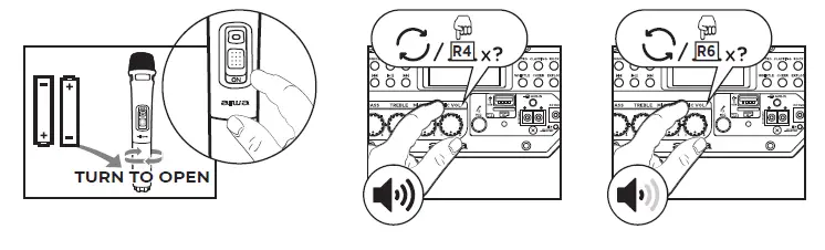 aiwa KBTUS-608 Portable Trolley Party Speaker fig (18)