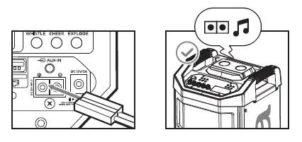aiwa KBTUS-608 Portable Trolley Party Speaker fig (19)