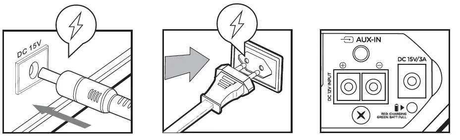 aiwa KBTUS-608 Portable Trolley Party Speaker fig (5)