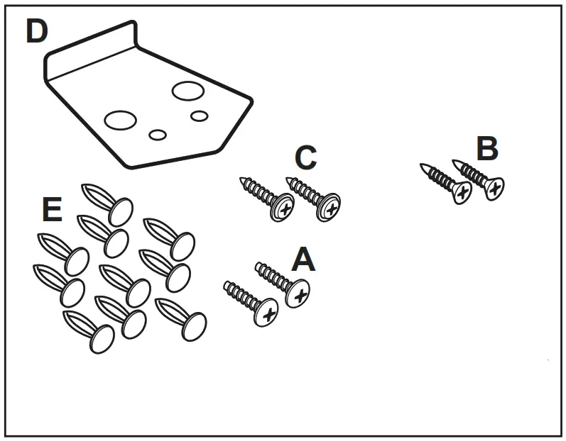 ELVITA E-350 Upper Cabinet - Parts supplied