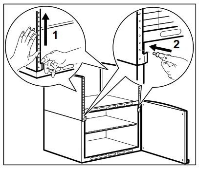 ELVITA E-350 Upper Cabinet - SLIDING WALLS