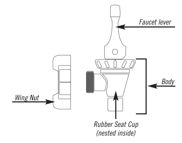 CAMBRO Camcarriers Insulated Transporters - Faucet Kit