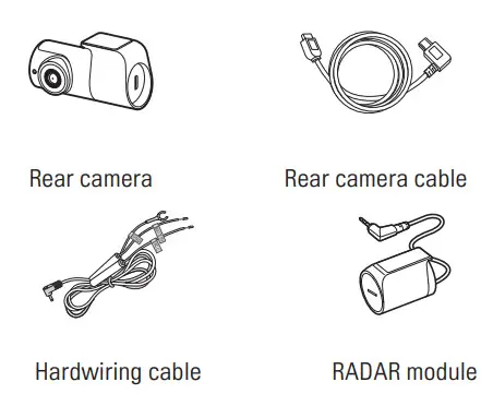 THINKWARE Q1000 2K QHD Dual Channel Dash Cam - Accessories