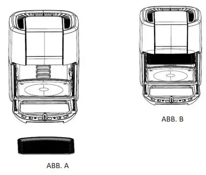 deco chef DCAIRD12BLK 12.7QT Digital Air Fryer Oven, with 3 Racks Instruction Manual - Place Air Flow Racks into Unit