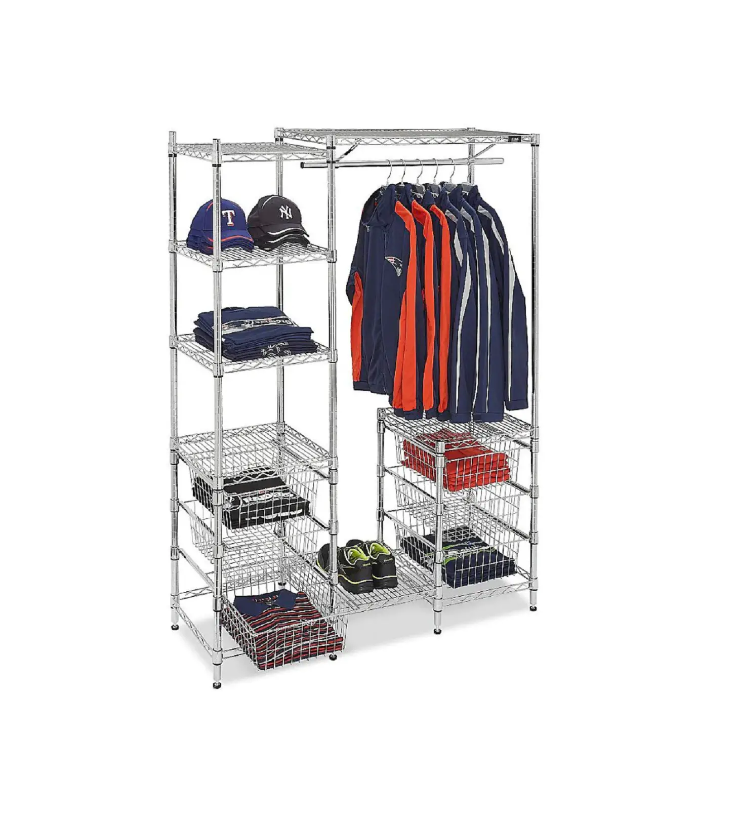 Uline H-2450 Garment Storage Center With Baskets Installation Guide