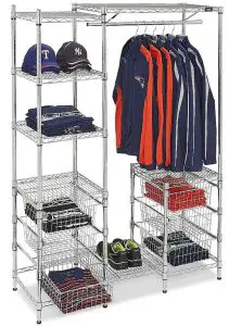 ULINE H-2450 Garment Storage Center With Baskets