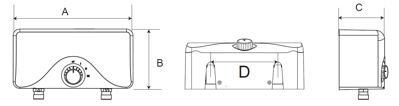 Midea DSK70035-J Instant Electric Water Heater fig 2