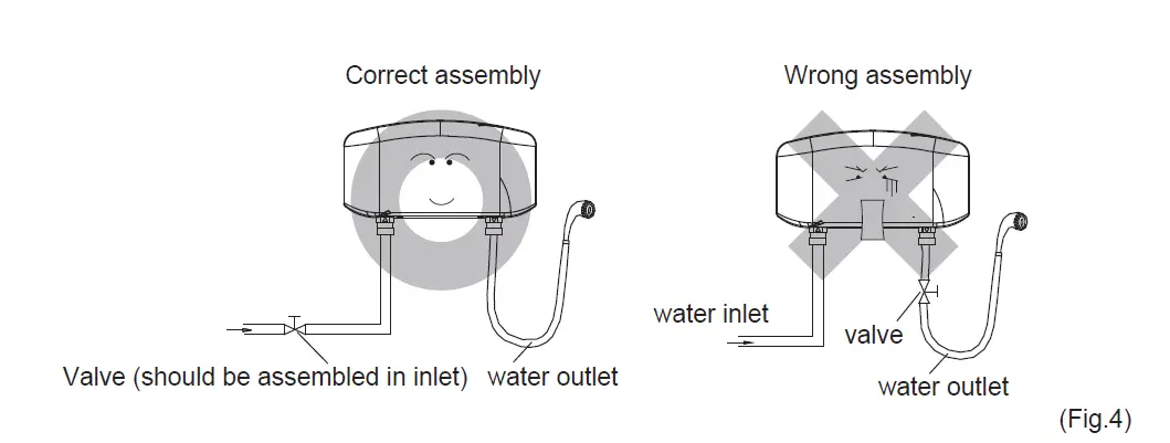 Midea DSK70035-J Instant Electric Water Heater fig 7