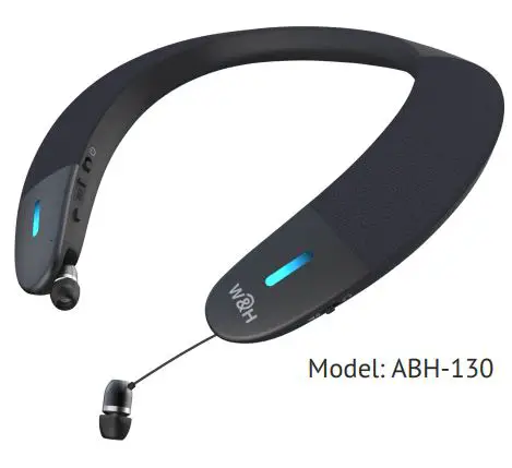 Behear Abh-130 Neck Speaker & Personal Hearing Amplifier User Guide