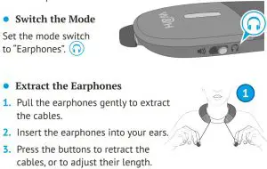 FIG 15 Earphones Mode