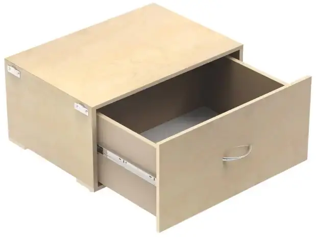 EVERBILT 90577 Birch 1-Tier Wood Closet Organization Shelving Unit