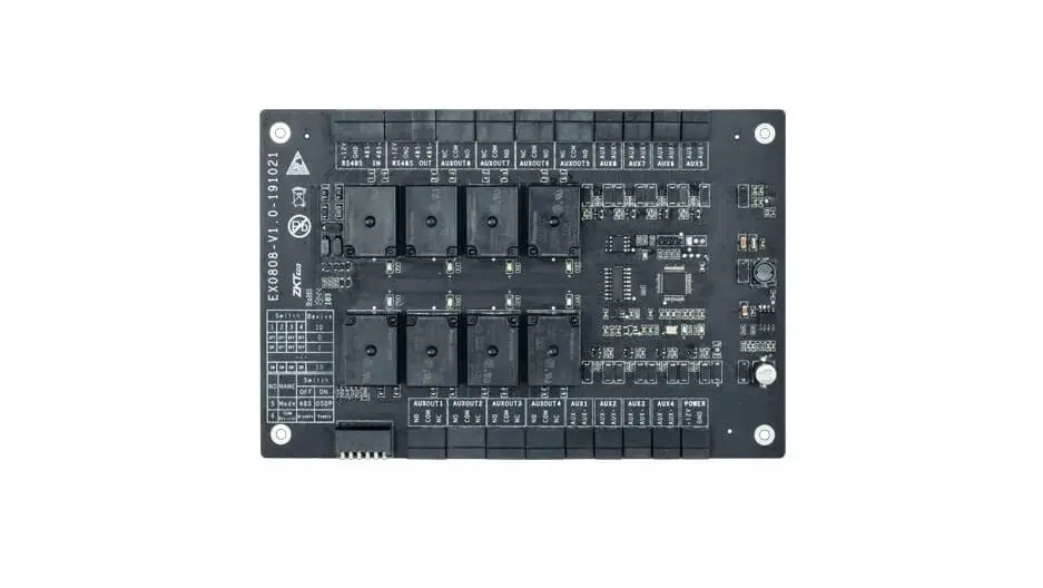 Zkteco Ex0808 I-o Board For Us-inbio-pro Panels User Guide