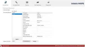 Intesis Maps IN485UNI001I000 - Connection Configuration
