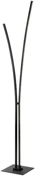 Dainolite VIN-6536LEDF Vincent 2 Light 65 Inch Tall LED Accent Floor Lamp