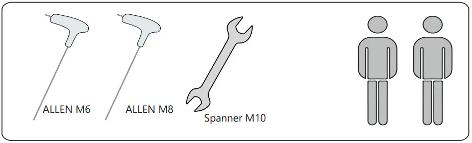 traulux SMMI-F65 Motorised Mobile Floor Stand - fig3