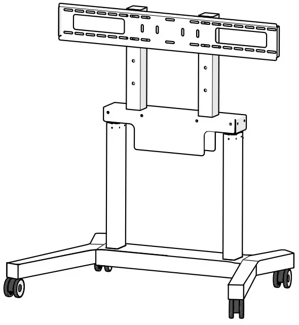 traulux SMMI-F65 Motorised Mobile Floor Stand