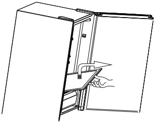 Cleaning the glass shelf