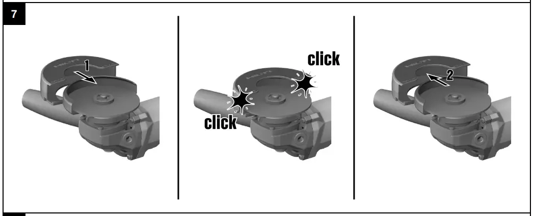 Fitting or removing the front cover