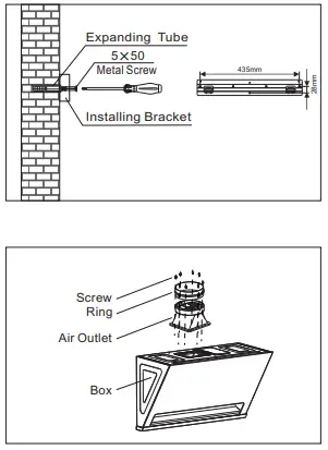 Rubine RCH-NEORA-90BL Cooker Hood-FIG6