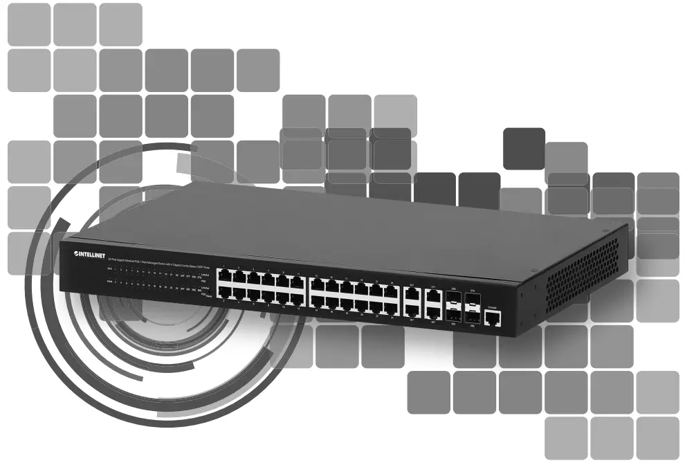 INTELLINET 561426-V3 24-Port Gigabit Ethernet PoE WebManaged Switch 1